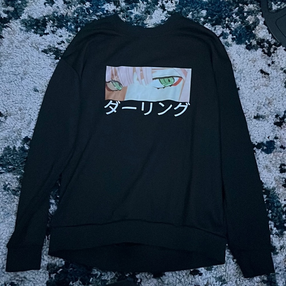 Anime long sleeve shirt thick material